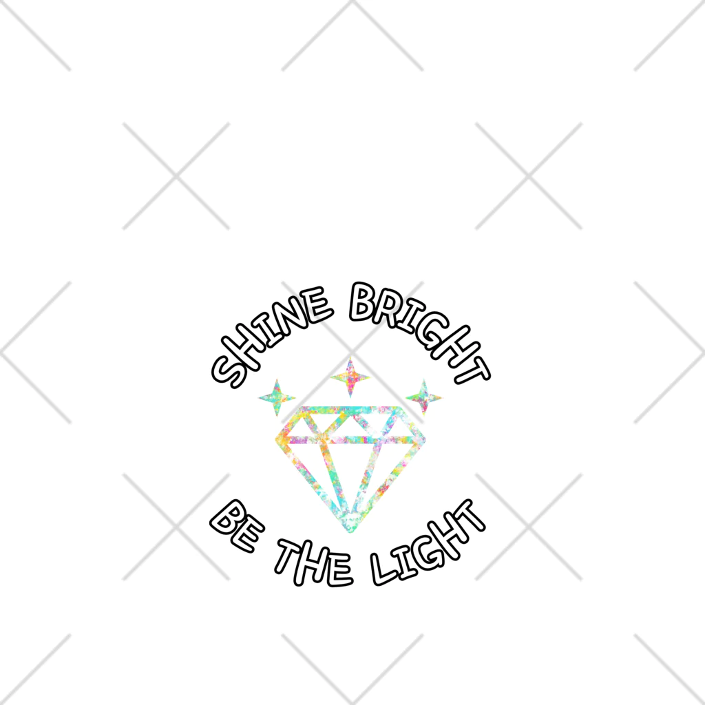 jsprintstudioのShine Bright, Be the Light くるぶしソックス