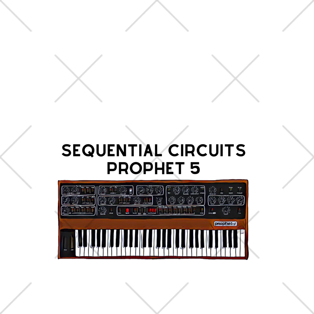 Vintage Synthesizers | aaaaakiiiiiのSequential Circuits Prophet 5 Vintage Synthesizer Ankle Socks