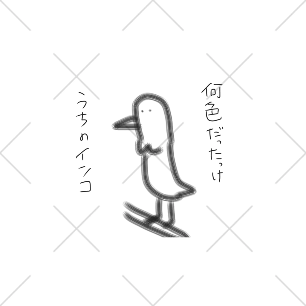 思い出屋さんの色を失ったインコ くるぶしソックス