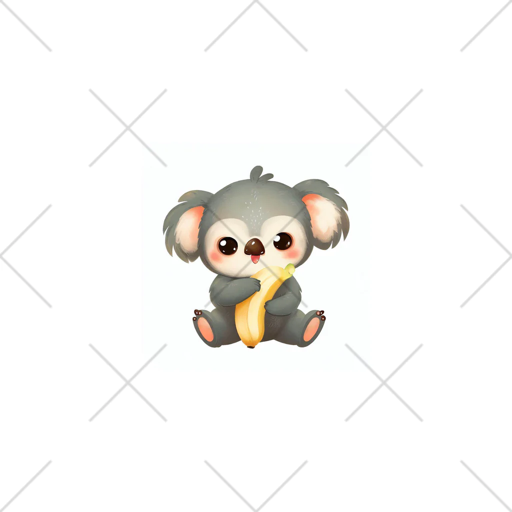 Shiba_IncのBanana & Koala（バナナ & コアラ） くるぶしソックス