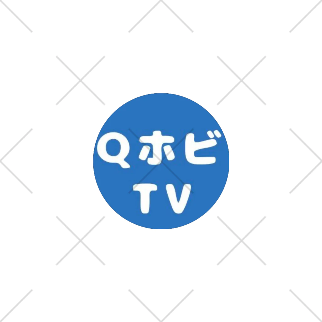 QホビTV!!【鬼滅の刃グッズ】開封・情報のQホビTVロゴ くるぶしソックス