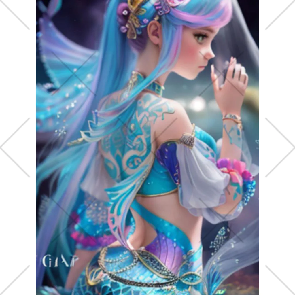 💖宇宙整体♪🌈♪こころからだチャンネル♪💖のmermaid LARA くるぶしソックス