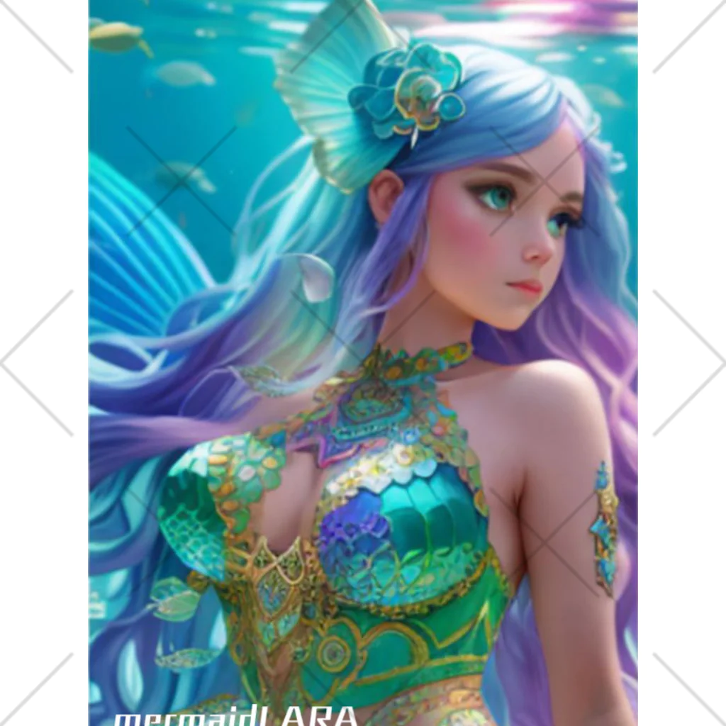 💖宇宙整体♪🌈♪こころからだチャンネル♪💖の mermaid  LARA くるぶしソックス