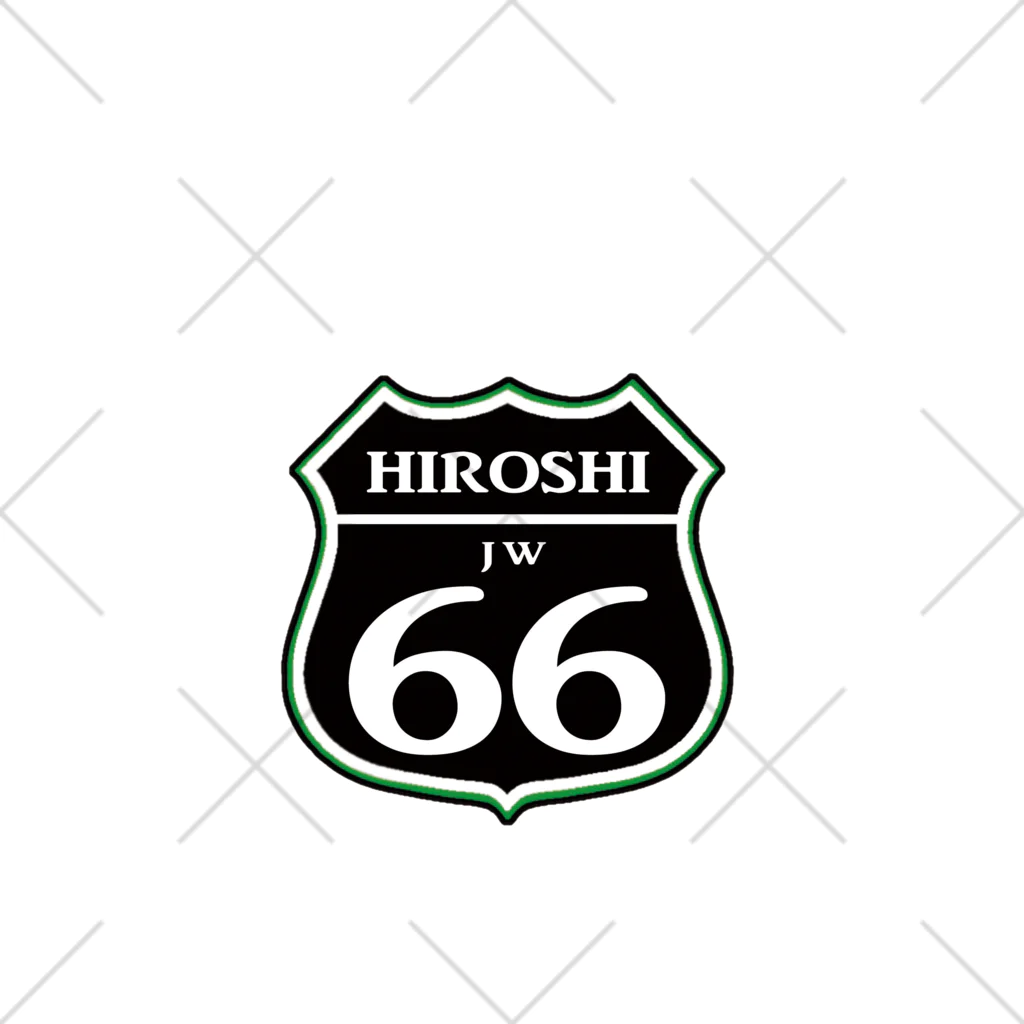 NfMのHIROSHIのルート66＿黒 くるぶしソックス