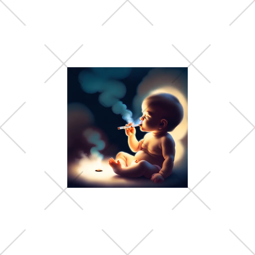 Baby smokerのBabyくん くるぶしソックス