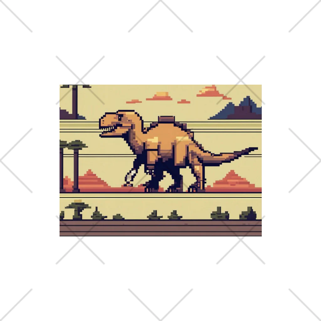 iikyanの恐竜㊹　アクロカントサウルス くるぶしソックス