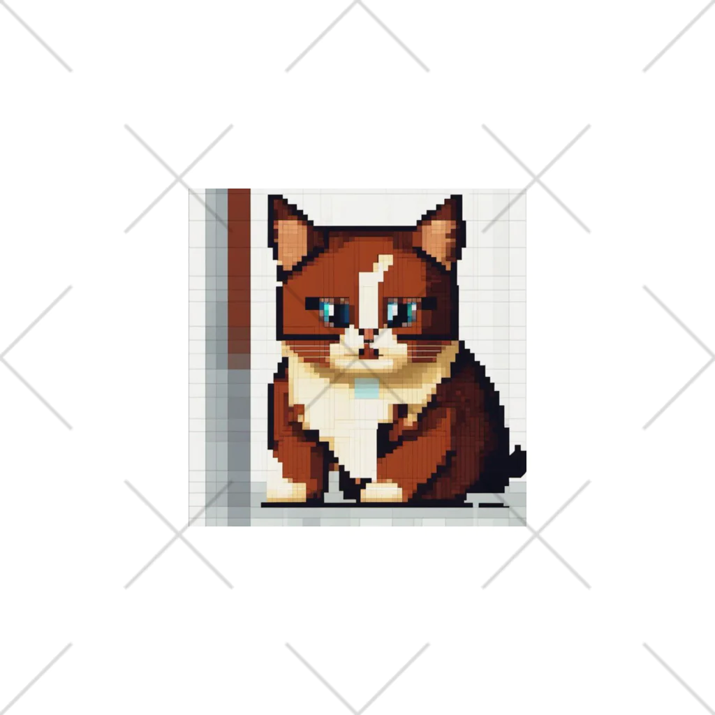 kindonesiaのドット絵のマンチカン くるぶしソックス