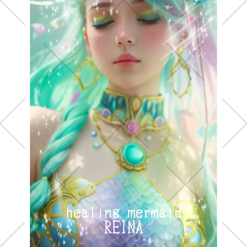 💖宇宙整体♪🌈♪こころからだチャンネル♪💖のhealing mermaid  REINA くるぶしソックス