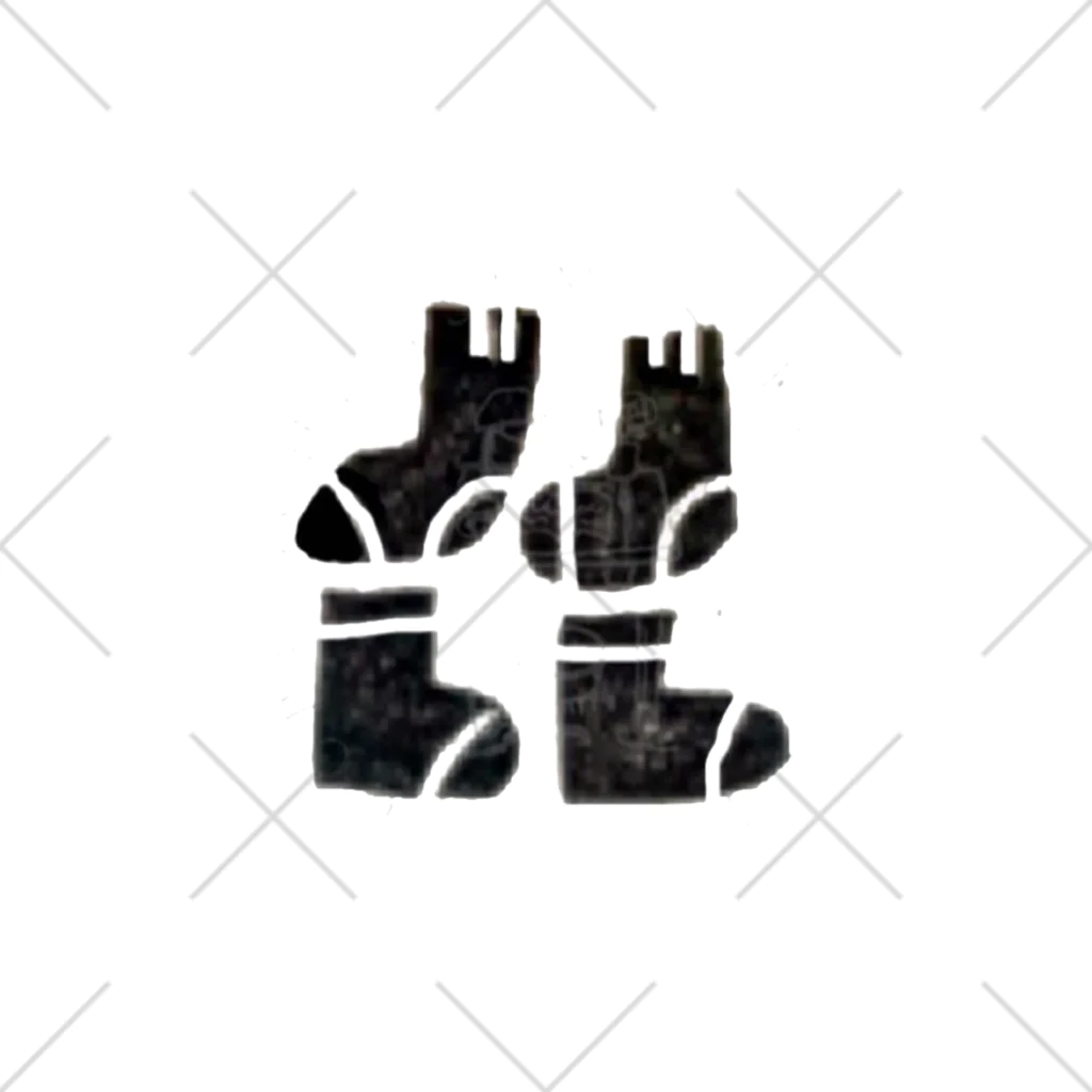 ツメサキの世界のくつした Ankle Socks