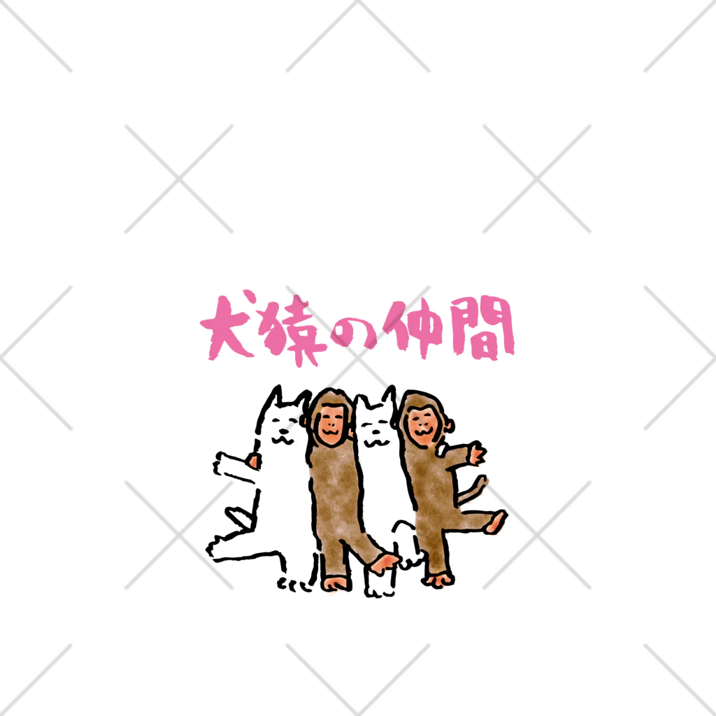 OLDBABY_SHOPの犬猿の仲間 くるぶしソックス