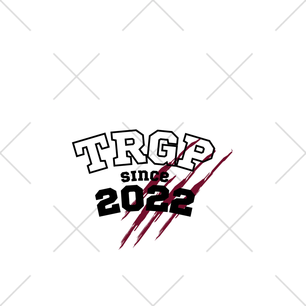 trexracegpのTRGP黒字デザイン くるぶしソックス