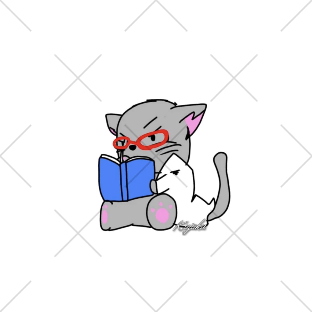 Kujakuの朗読猫 くるぶしソックス