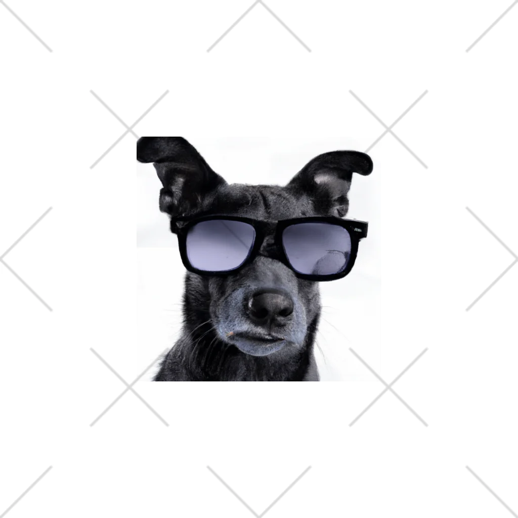 dogstagram.jpのサングラスをかけた犬 Ankle Socks