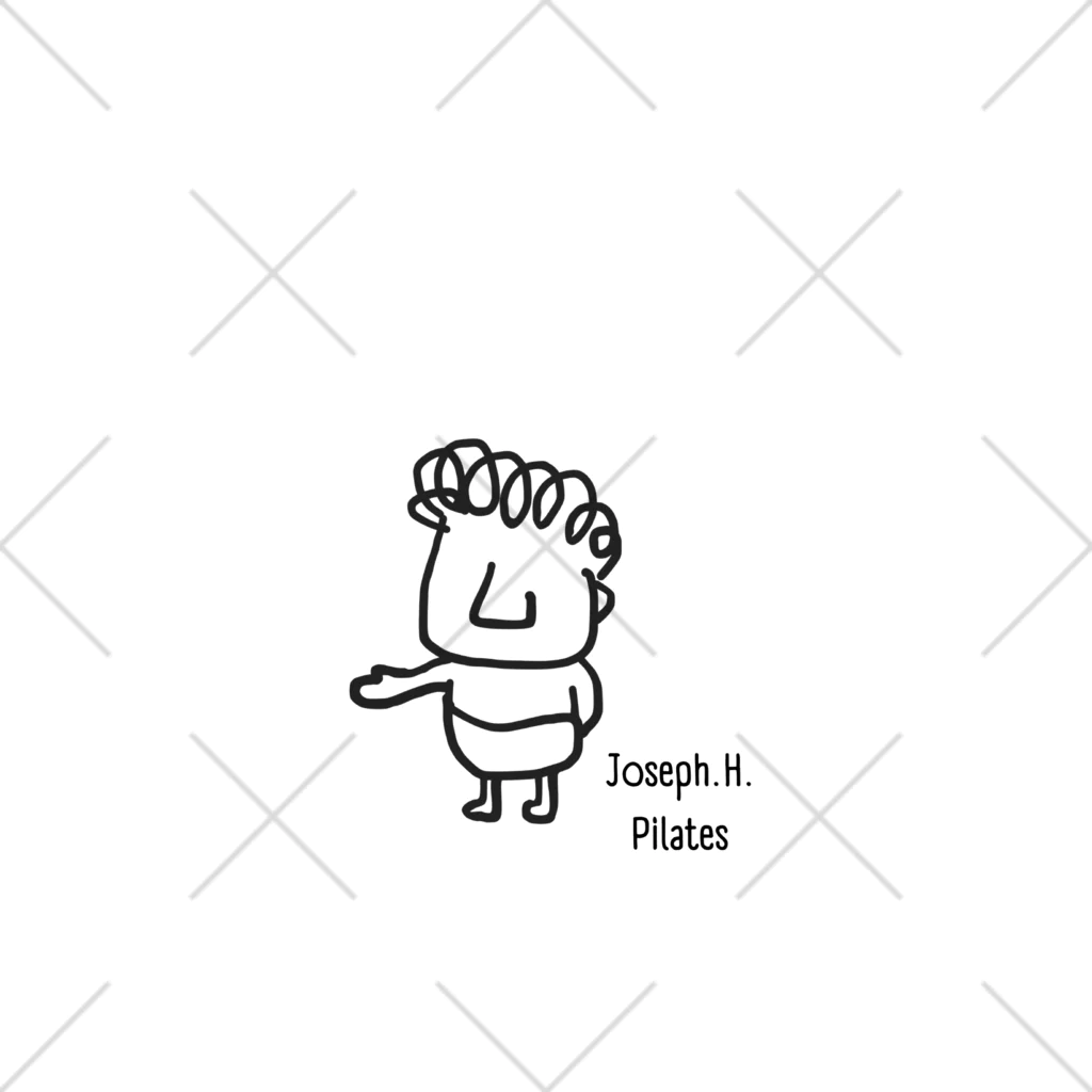 pilates_loversのピラティス氏グッズ くるぶしソックス