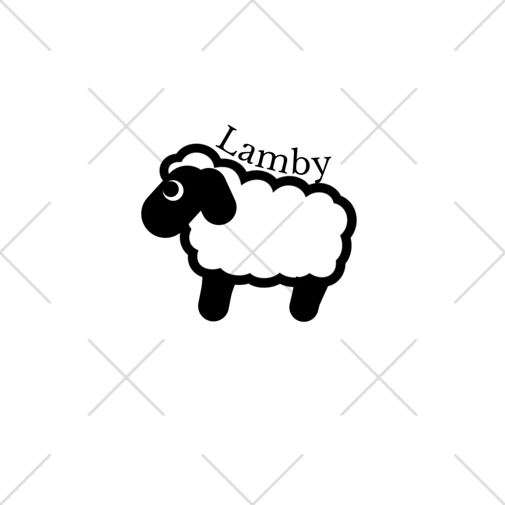 LambyのLamby背中ロゴシリーズ Ankle Socks