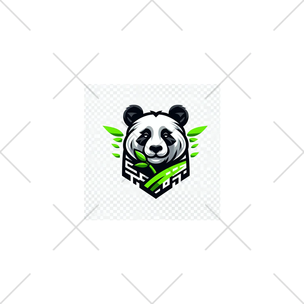 Design Harborのcool panda くるぶしソックス