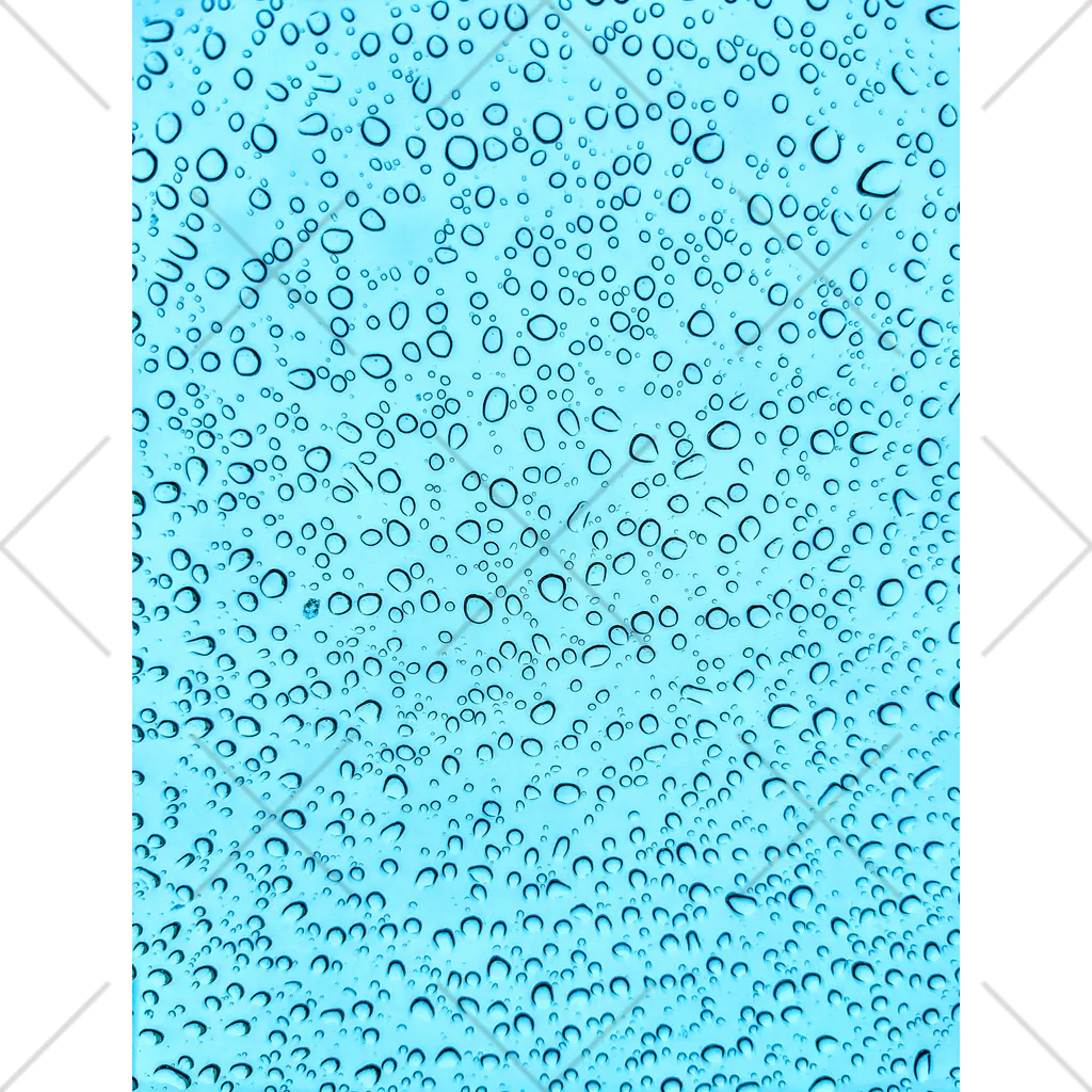 ebesの水滴　青 くるぶしソックス