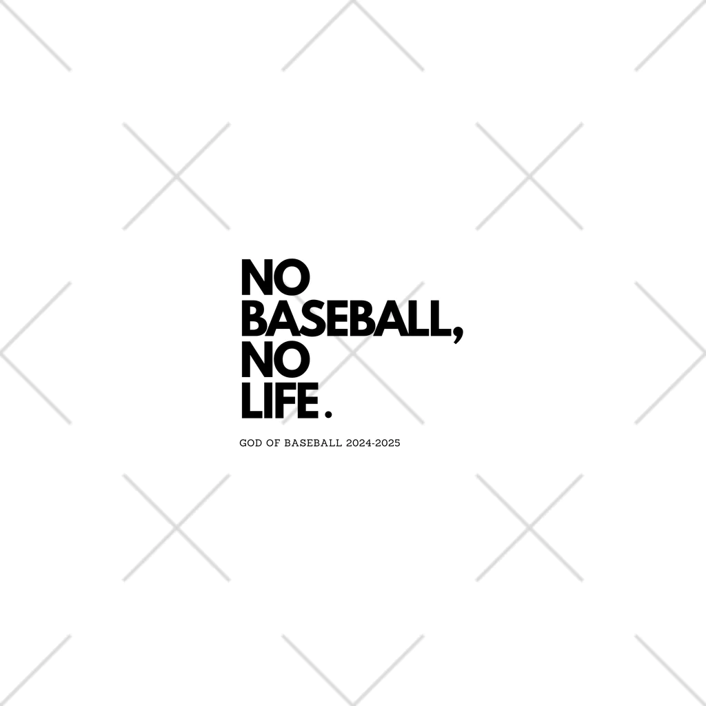 No Baseball , No Life.のNO BASEBALL , NO LIFE . ～ 野球の神様 ～ くるぶしソックス