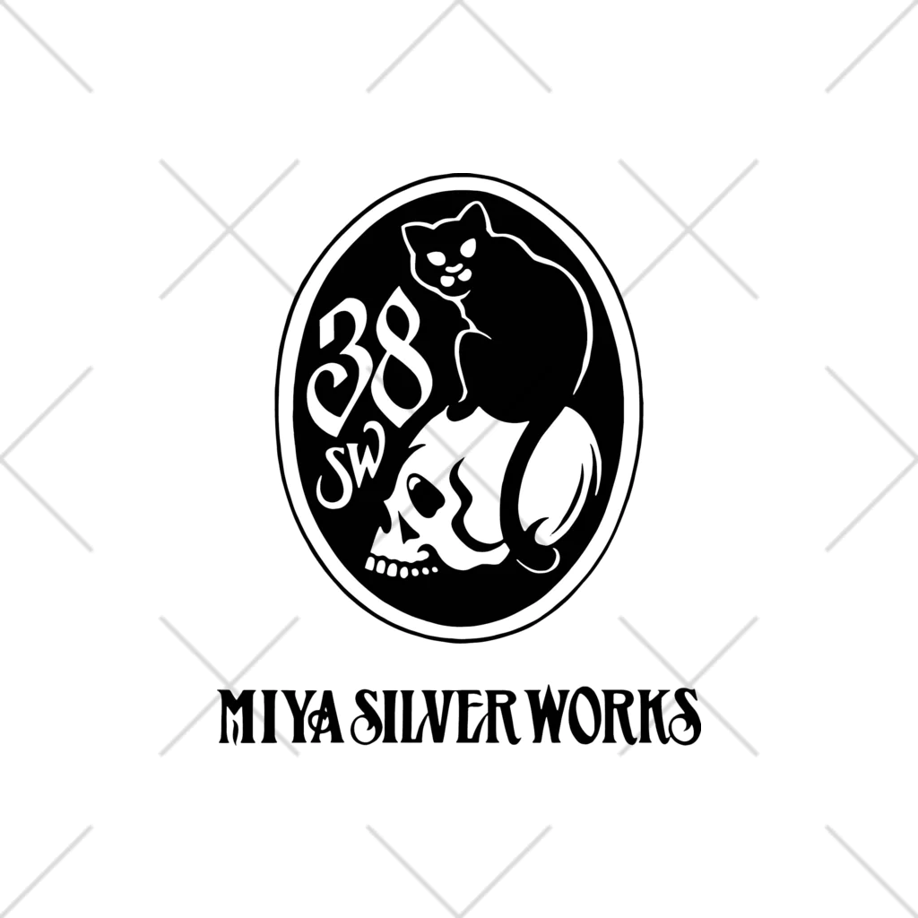 38_SILVER_WORKS_KOBEの38 SILVER WORKS シンプル くるぶしソックス