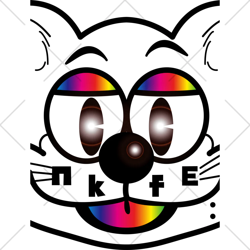 NKFE3のNKFEオリジナルキャット くるぶしソックス