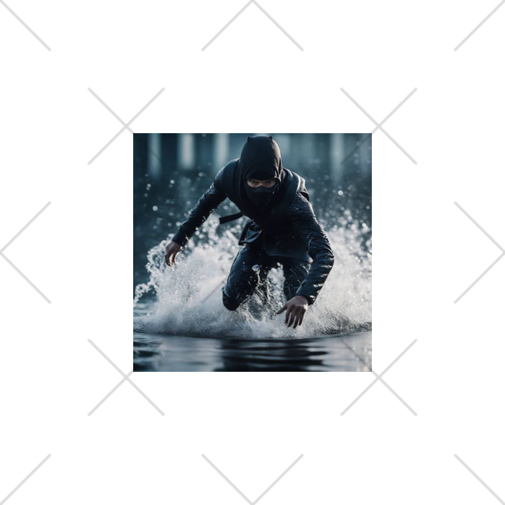 ninja925の水の上を走る忍者 Ankle Socks