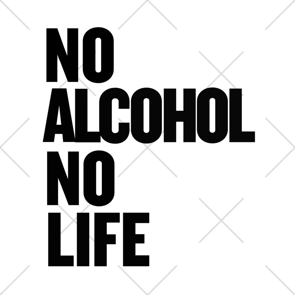 おもしろいTシャツ屋さんのNO ALCOHOL NO LIFE ノーアルコールノーライフ くるぶしソックス