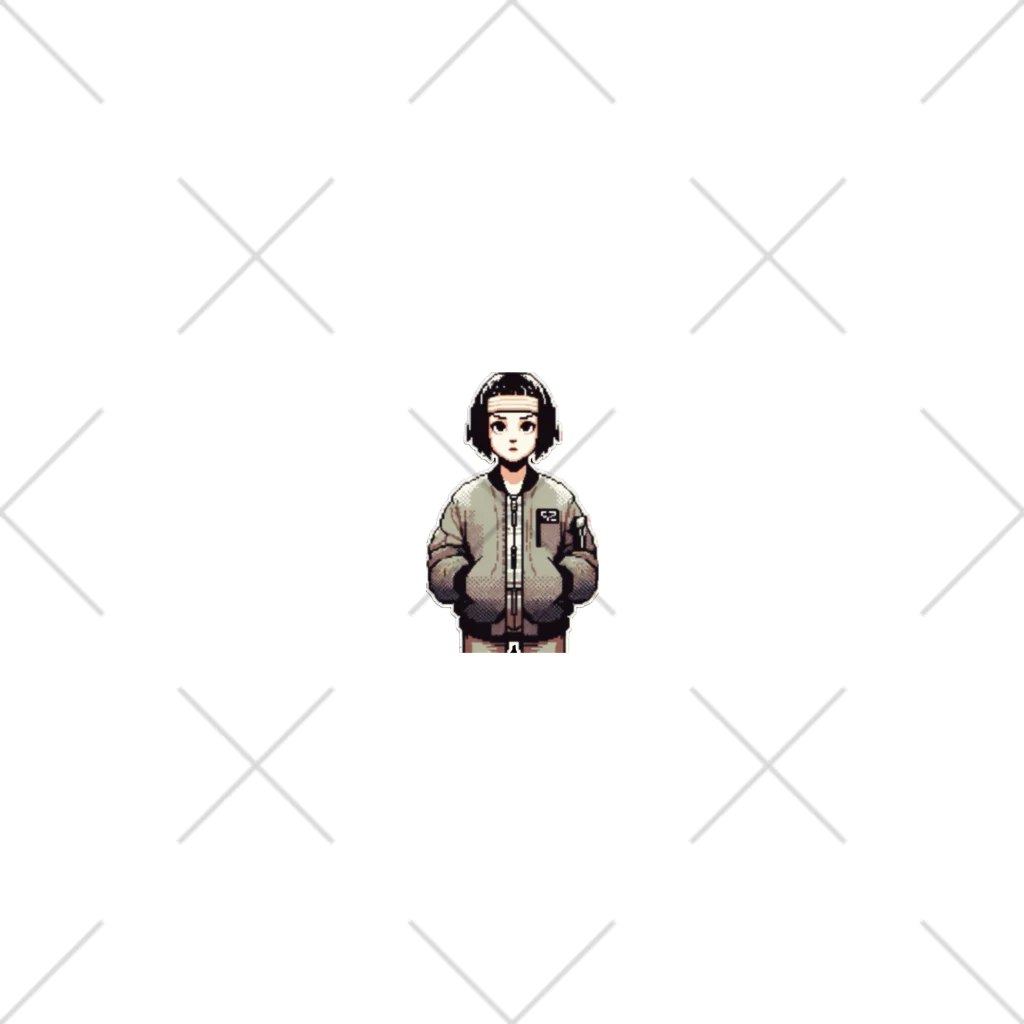 Pixel Art Goodsのgirl（pixel art） くるぶしソックス