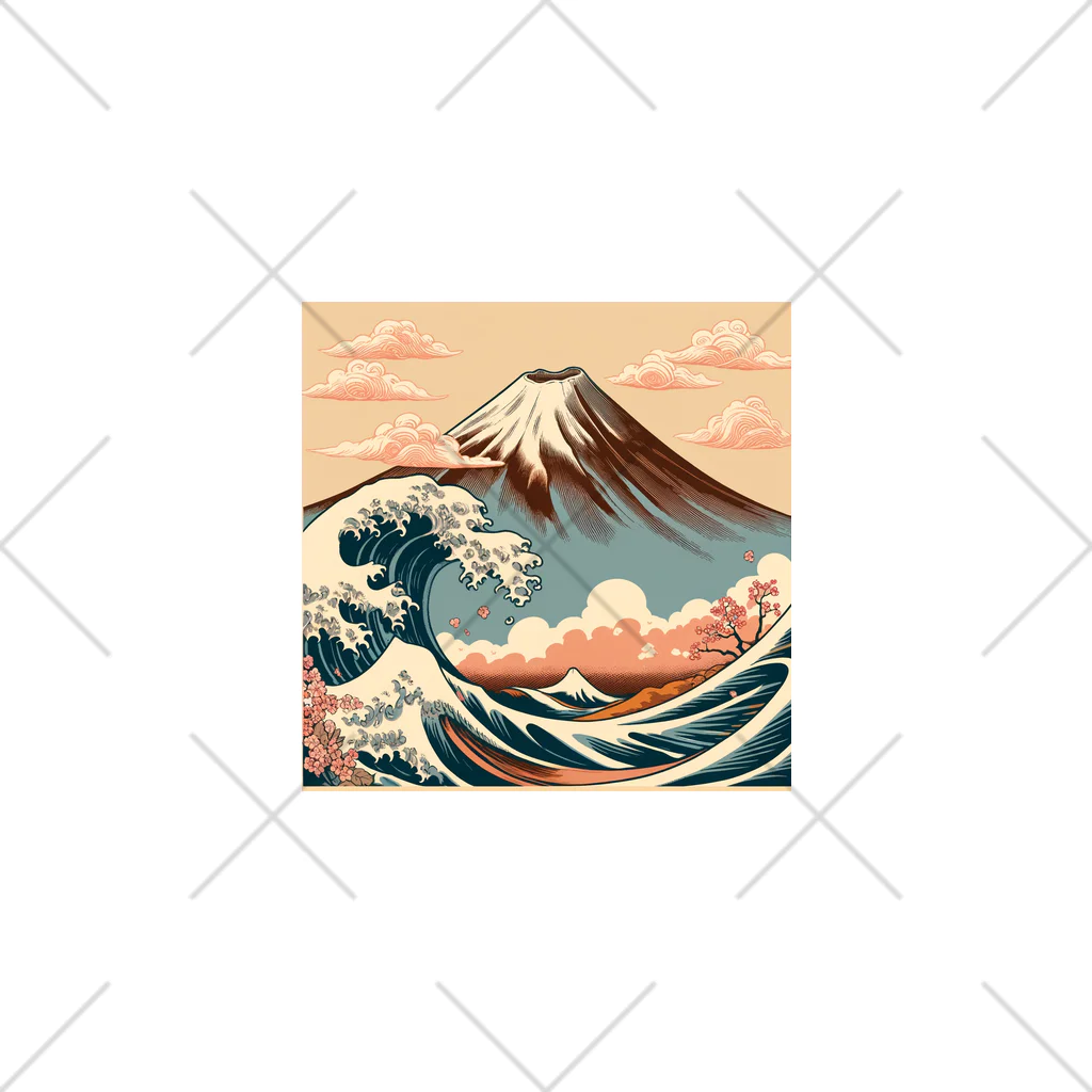 Natural_designの永遠の富士山 くるぶしソックス