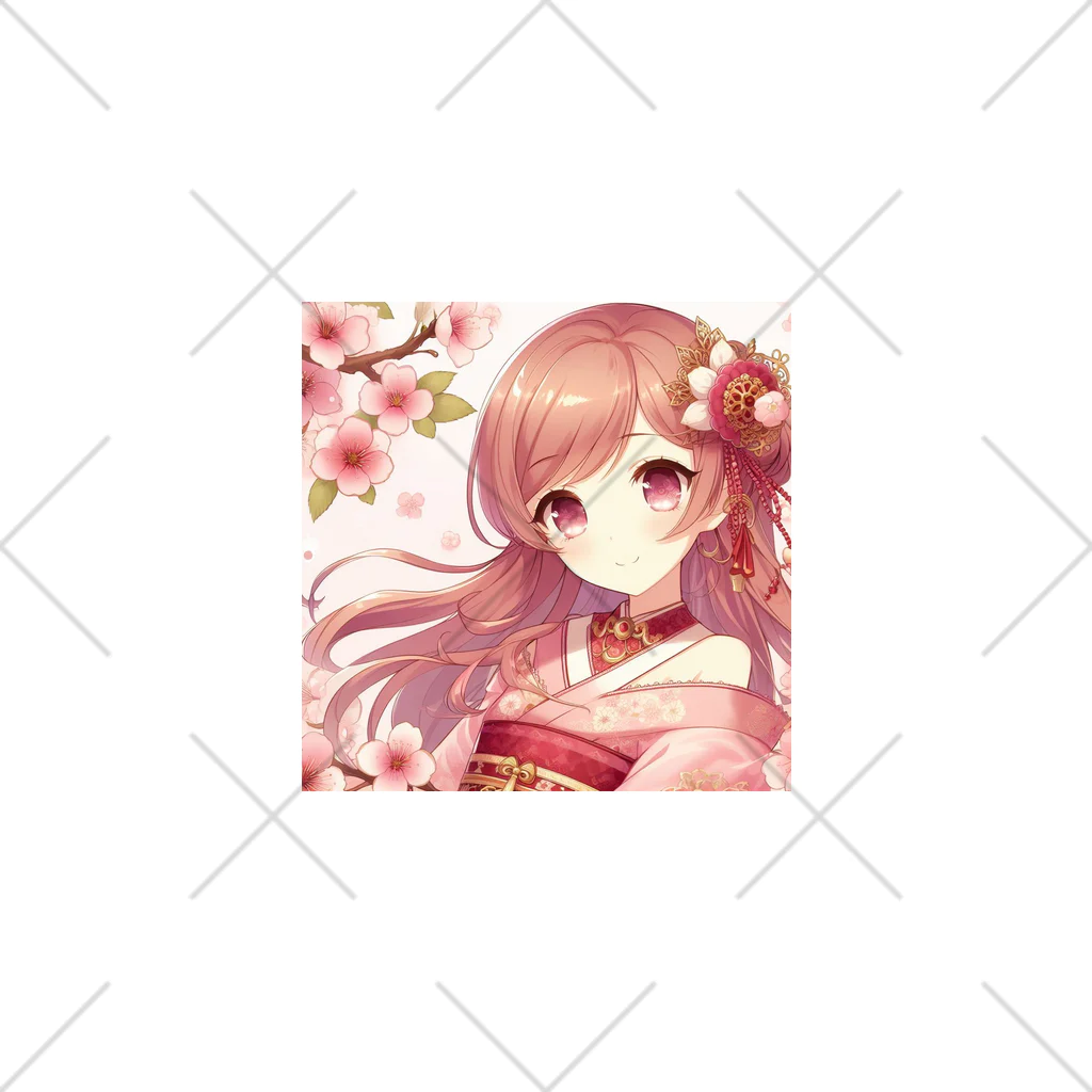 Japan-sakuraの桜の乙姫 くるぶしソックス