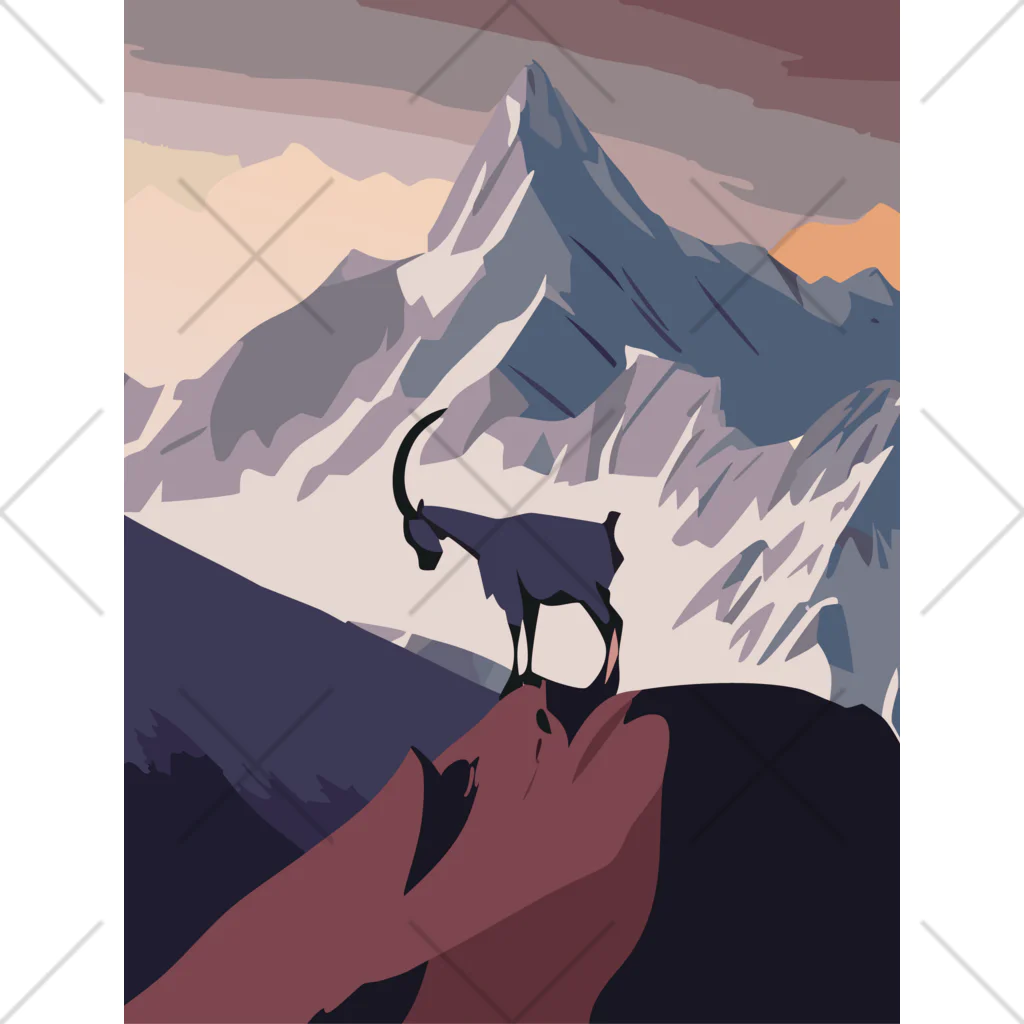 Ske’s gallery for youのMountain Foot Goat くるぶしソックス