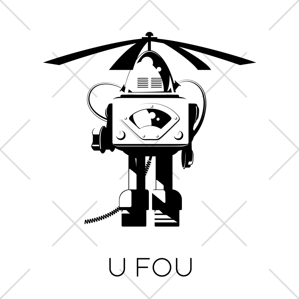 uFOUのuFOUなロボット くるぶしソックス