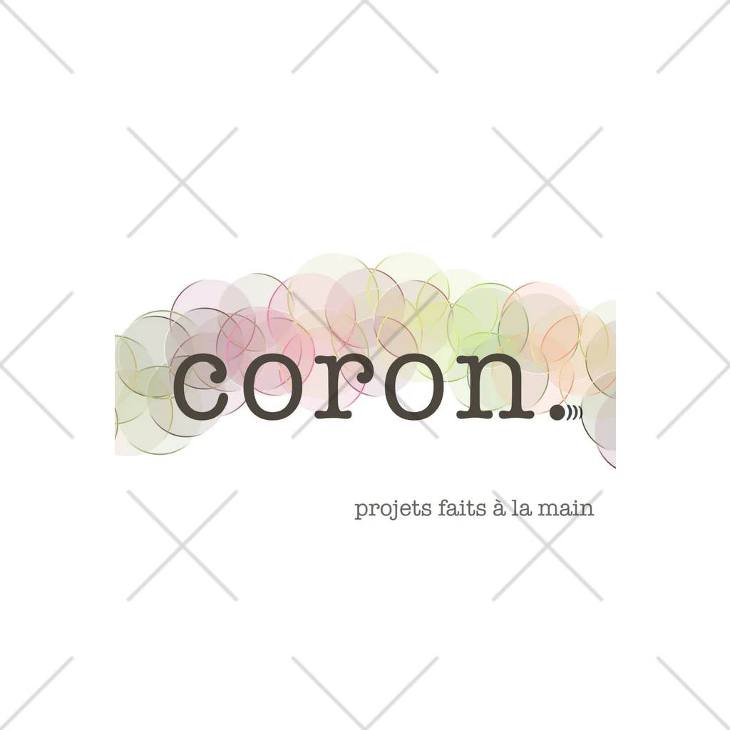 coron.のcoron.ショップブランドマーク くるぶしソックス