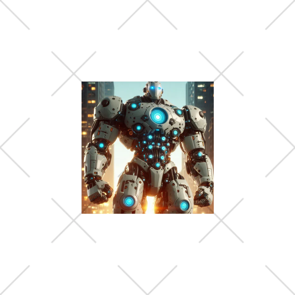bungorouの未来を担うヒーロー：人型ロボット「BLUE」 くるぶしソックス