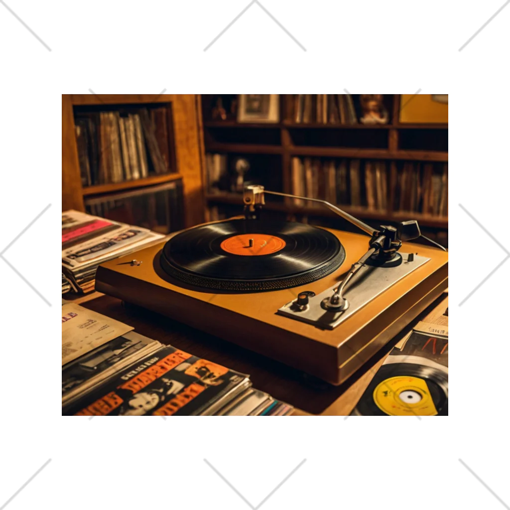 Lofi LoungeのVintage Record くるぶしソックス