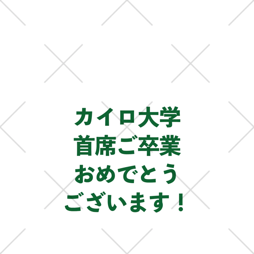 SUNSUN AIのカイロ大学首席ご卒業おめでとうございます！ (緑) くるぶしソックス