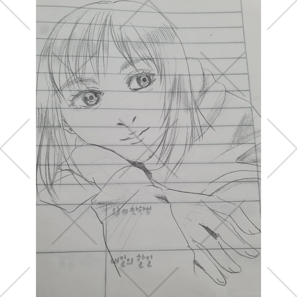 孝_Kouの手書き 女の子 くるぶしソックス