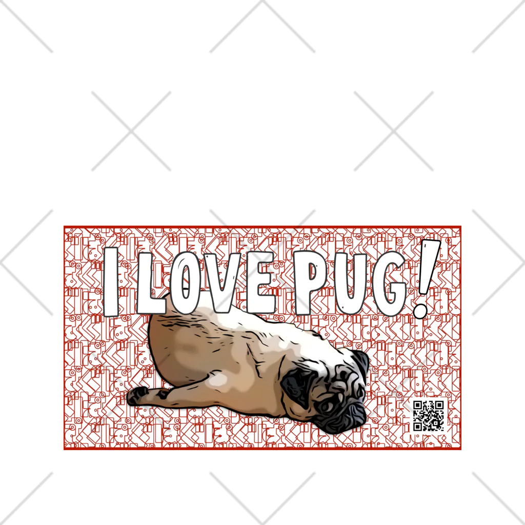 パグ PUG ぱぐ  OHMAI GALLERYのPUG-パグ-ぱぐ　リアルパグ-3 Tシャツ Ankle Socks