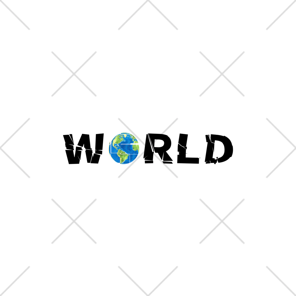 Ａ’ｚｗｏｒｋＳのWORLD(英字＋１シリーズ) Ankle Socks