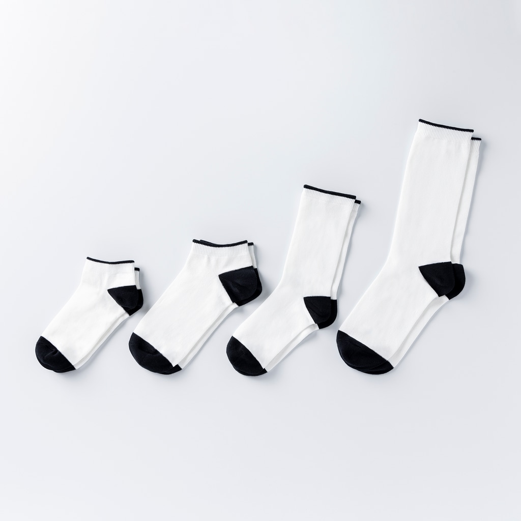 kocoon（コクーン）のうるさい雷と狼（黒） Ankle Socks