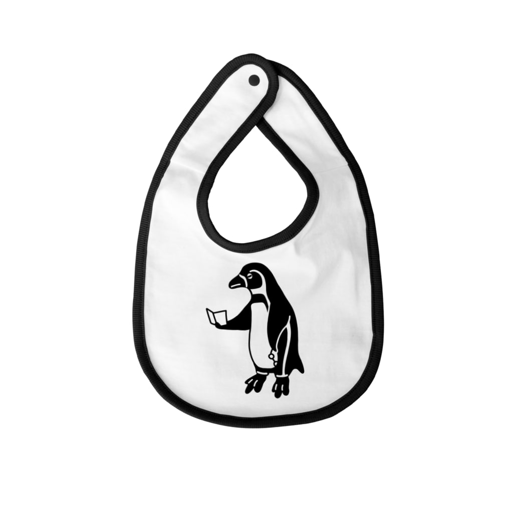 えんきん ペンギン 動物イラスト おもしろユニーク Baby Bib By Aliviosta Suzuri