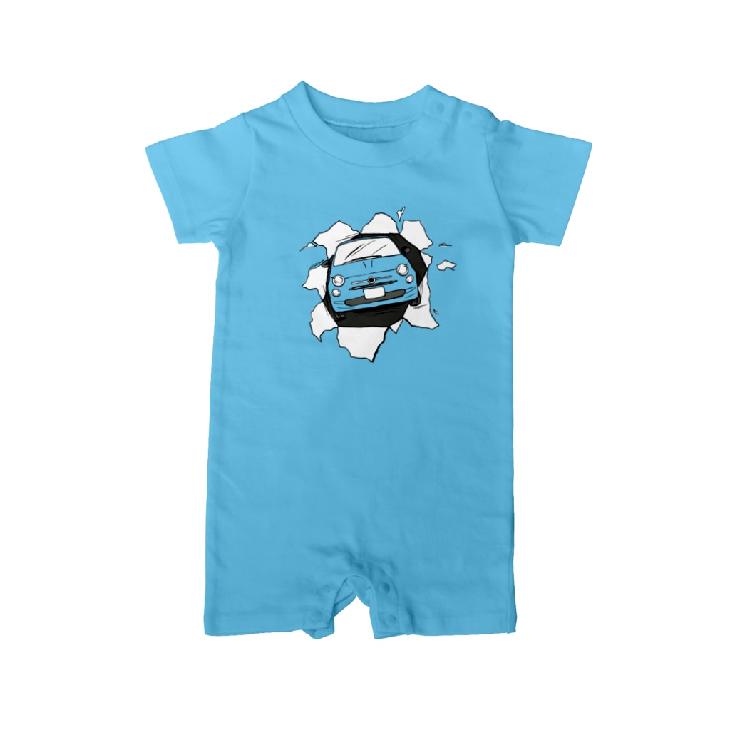 pandaticsのとびだすくるま！500！ Rompers
