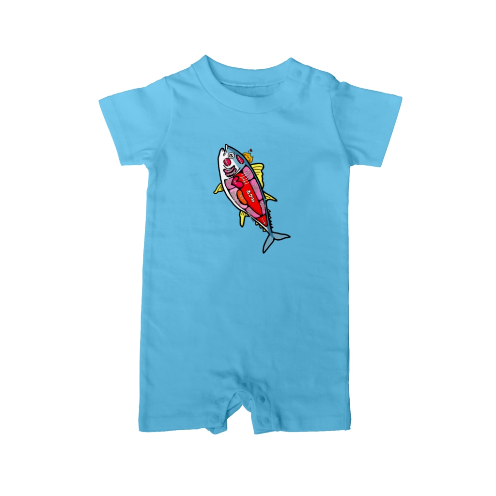 まめのき。のまぐろ部位② Rompers