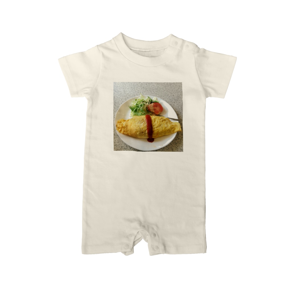 うさぎちゃんアイランドの喫茶店のオムライス Rompers