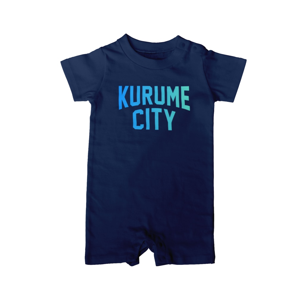 JIMOTO Wear Local Japanの久留米市 KURUME CITY Rompers