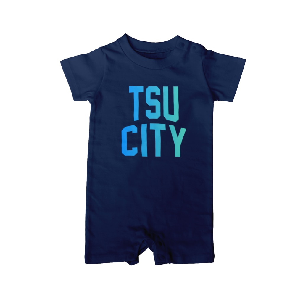 JIMOTO Wear Local Japanの津市 TSU CITY Rompers