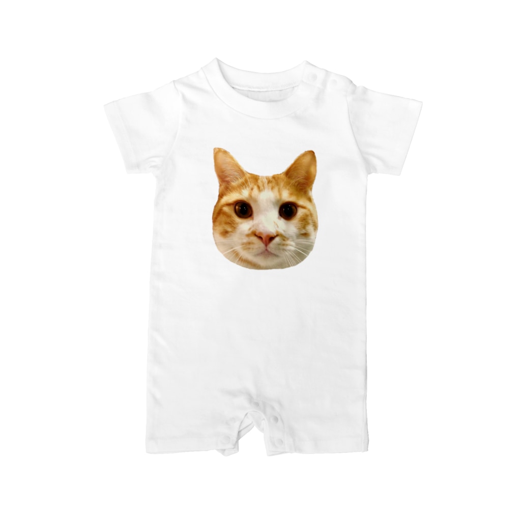 元気がでる猫みーたろう Baby Rompers By Straycatblues Suzuri