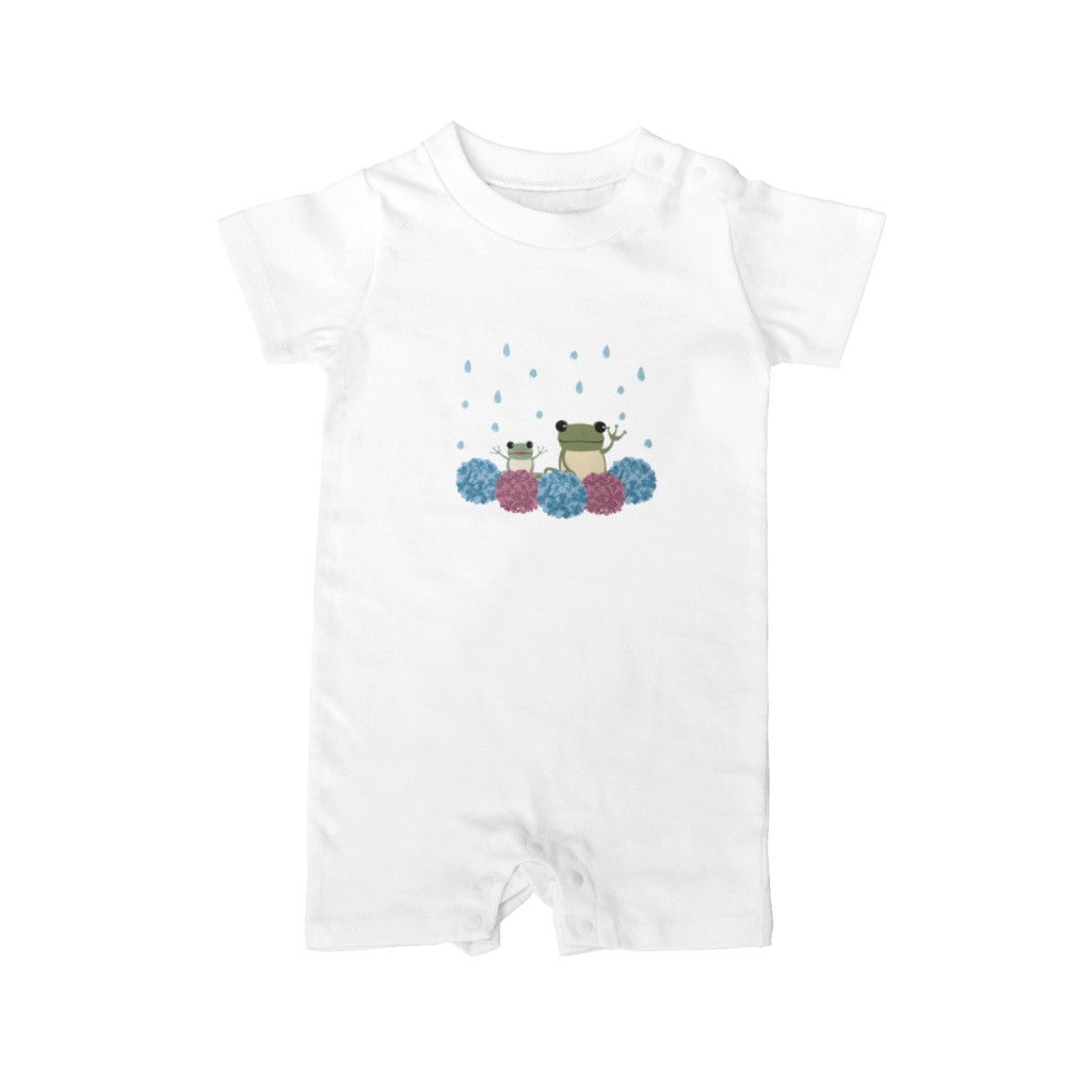 あかえほ & ちびそざいのかえるの親子【あかえほ公式】 Rompers