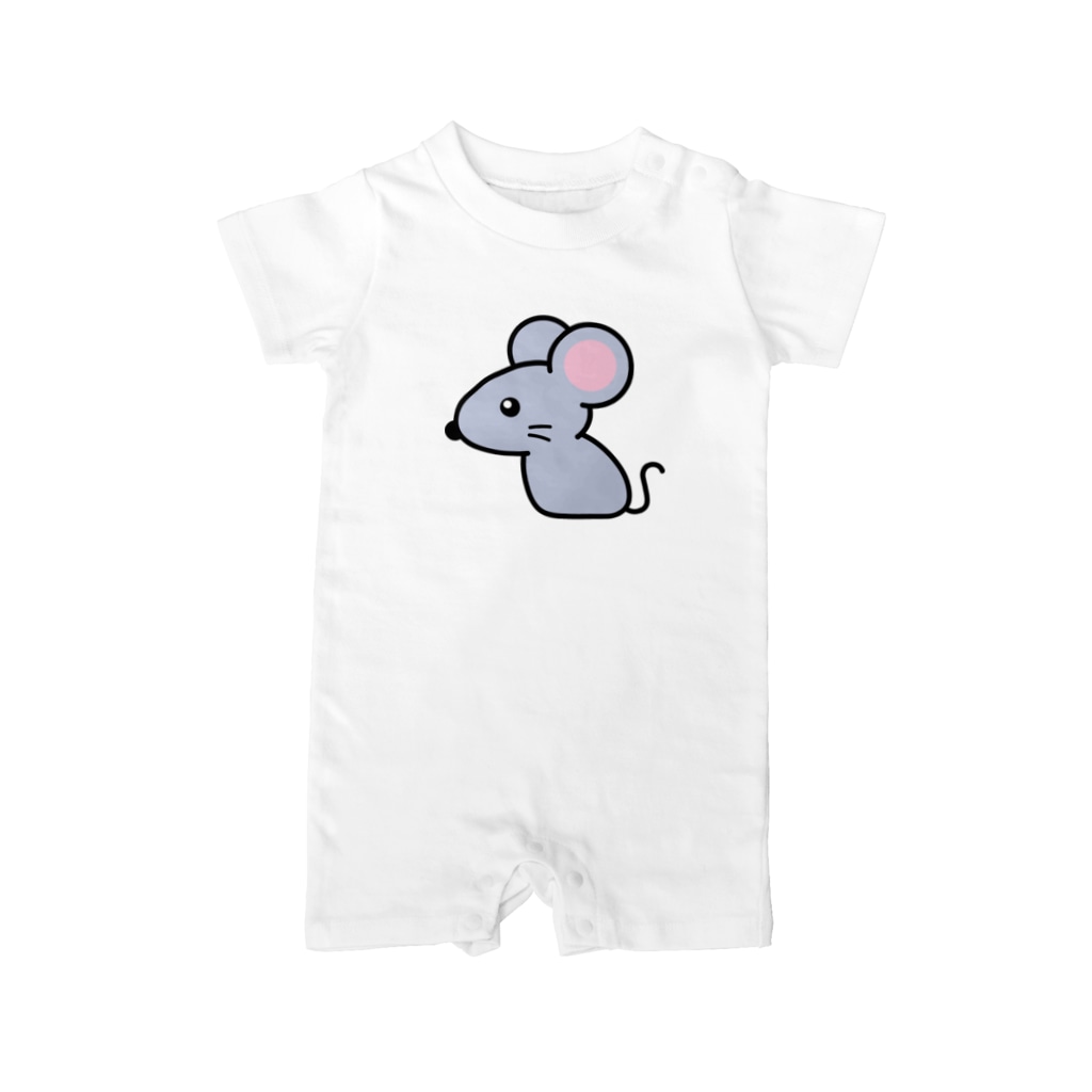 アクセルスタイルの可愛いネズミTシャツ Rompers