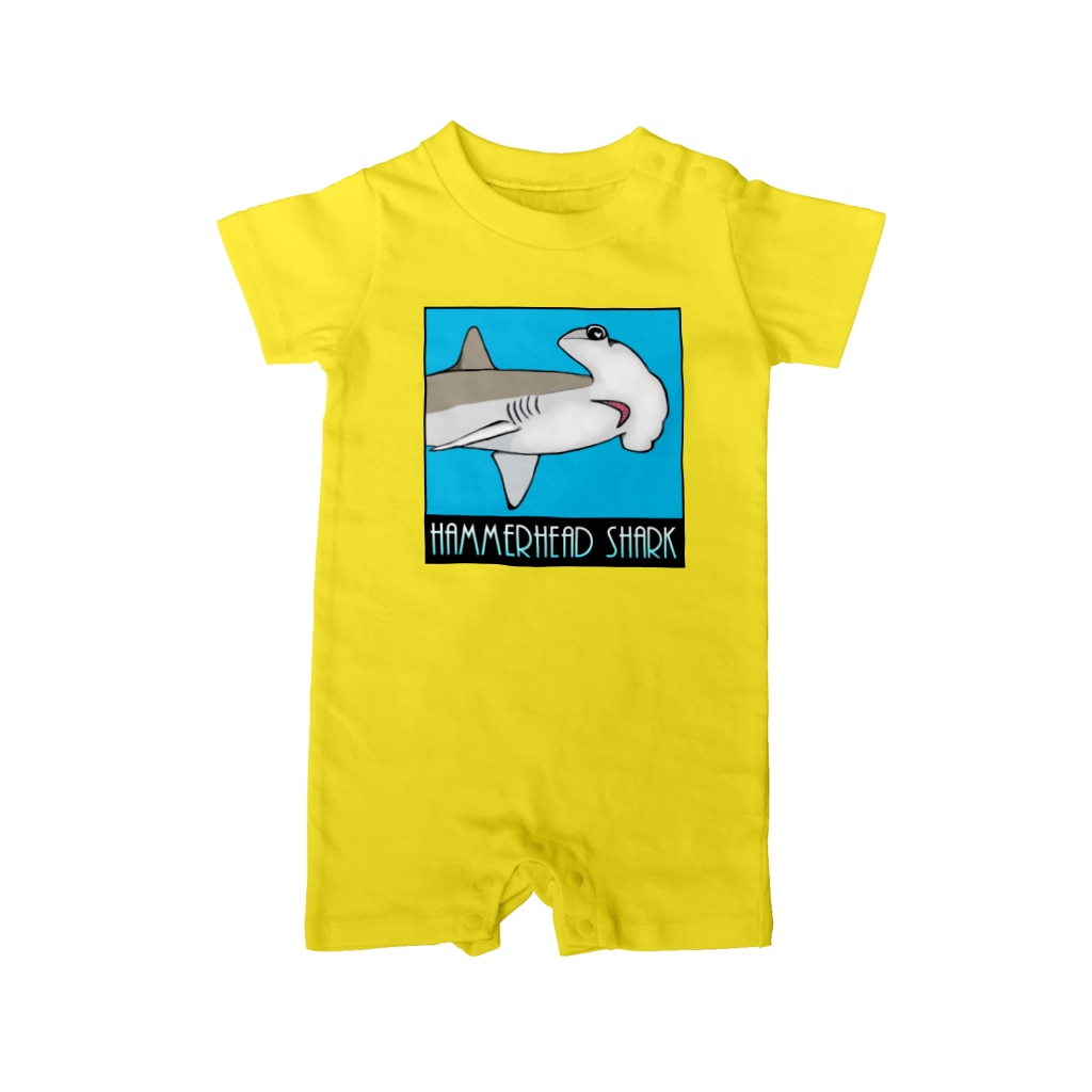 LalaHangeulのHammerhead shark(撞木鮫) Rompers