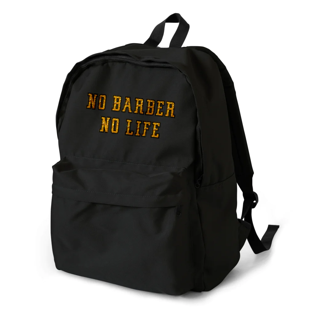 YUKKY'SBARBERSHOPのNO BARBER,NO LIFE リュック